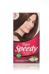 Bigen Speedy Ammonia Free Colour Deep Chestnut No.5 - 40g - ShopXonline